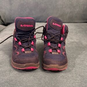 Lowa Kids Boots - Pink and Blue